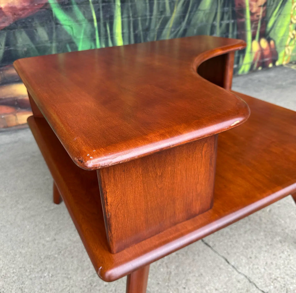 Heywood-Wakefield Tiered Side Table Mid-Century Modern