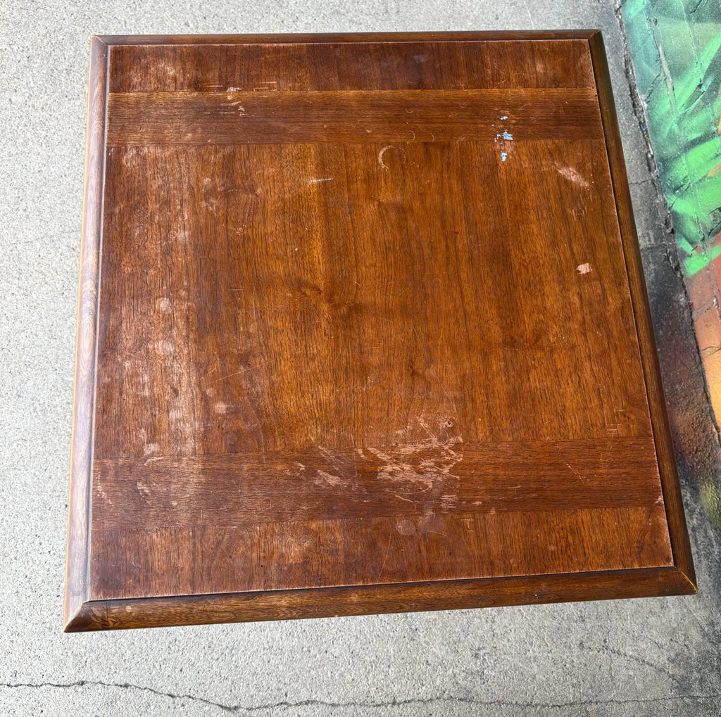 Mid-Century Modern Pair of Walnut End Tables Lane Furniture