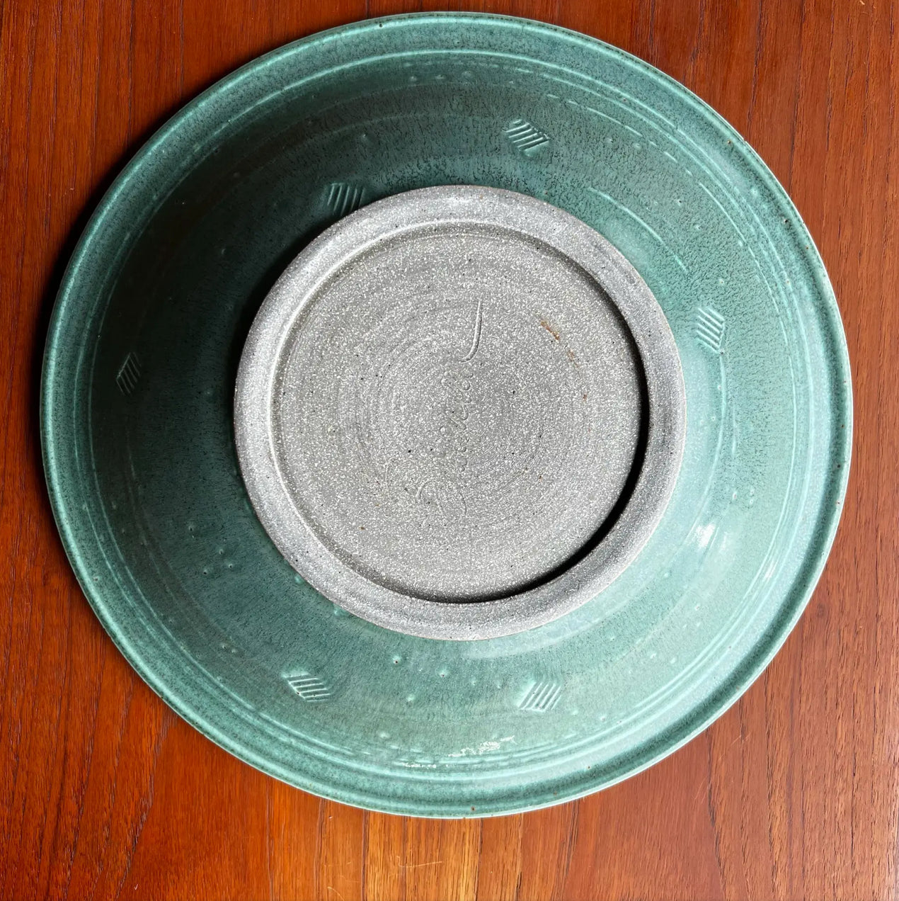 John Bauman Stoneware Ceramic Serving Bowl