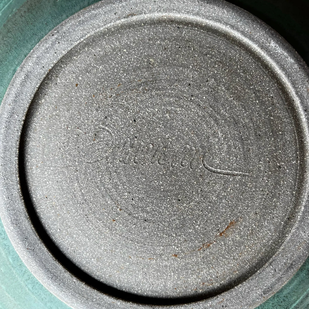 John Bauman Stoneware Ceramic Serving Bowl