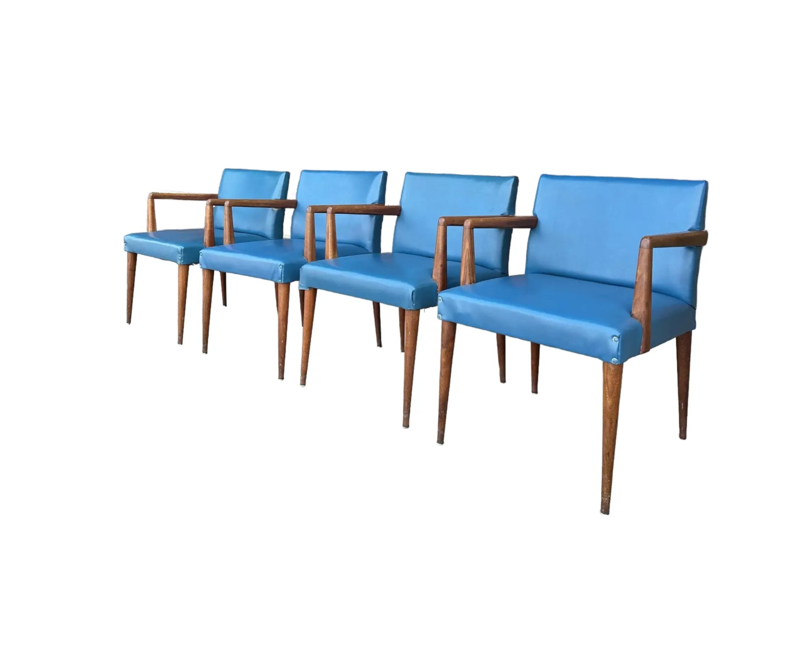 Set of 4 Stow & Davis Arm Chairs Gibbings Style