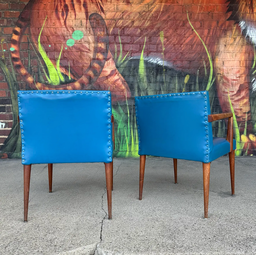 Set of 4 Stow & Davis Arm Chairs Gibbings Style