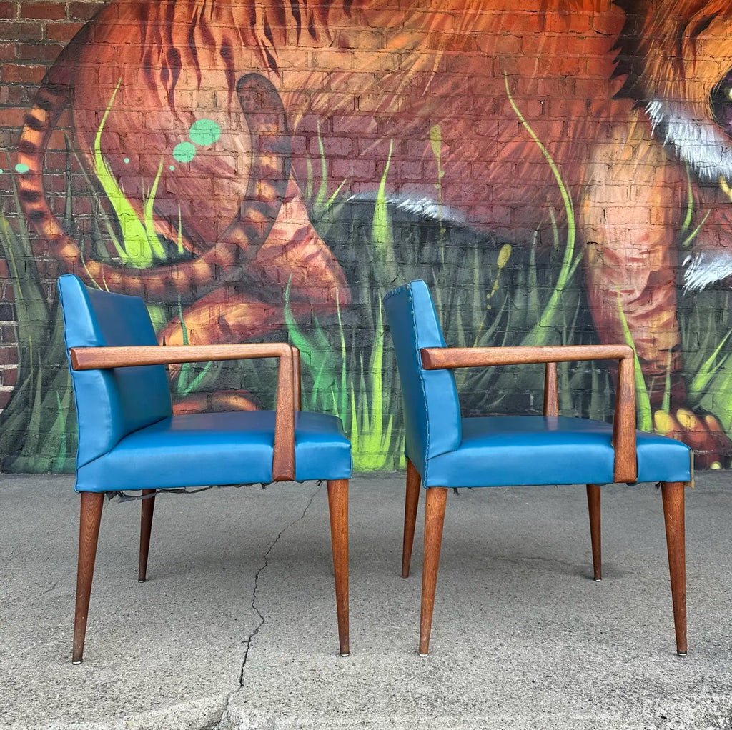 Set of 4 Stow & Davis Arm Chairs Gibbings Style