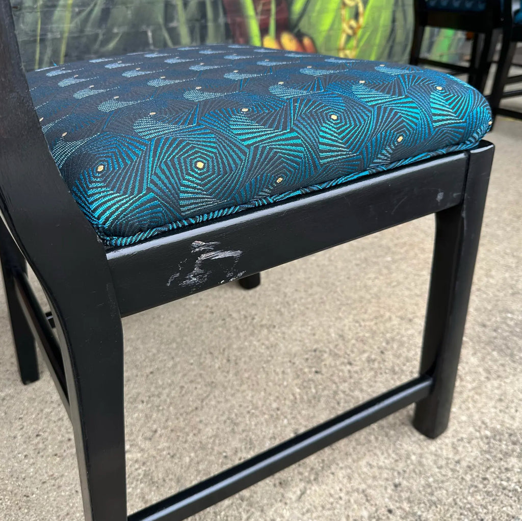 Michael Taylor for Baker Dining Chairs W. Interlocking Circle