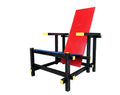 Iconic Red and Blue Armchair by Gerrit Rietvald
