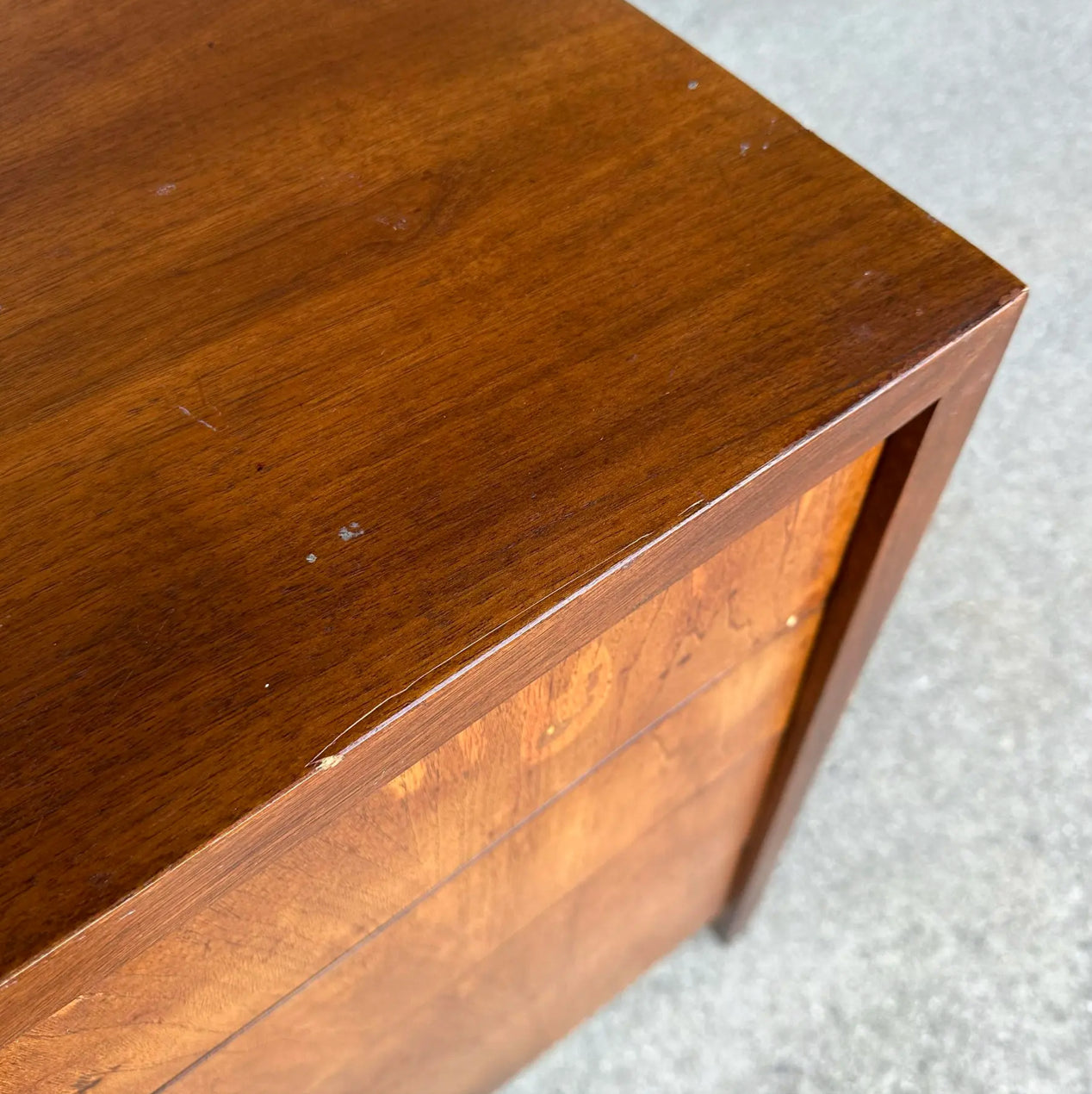 Milo Baughman for Founders Walnut Dresser
