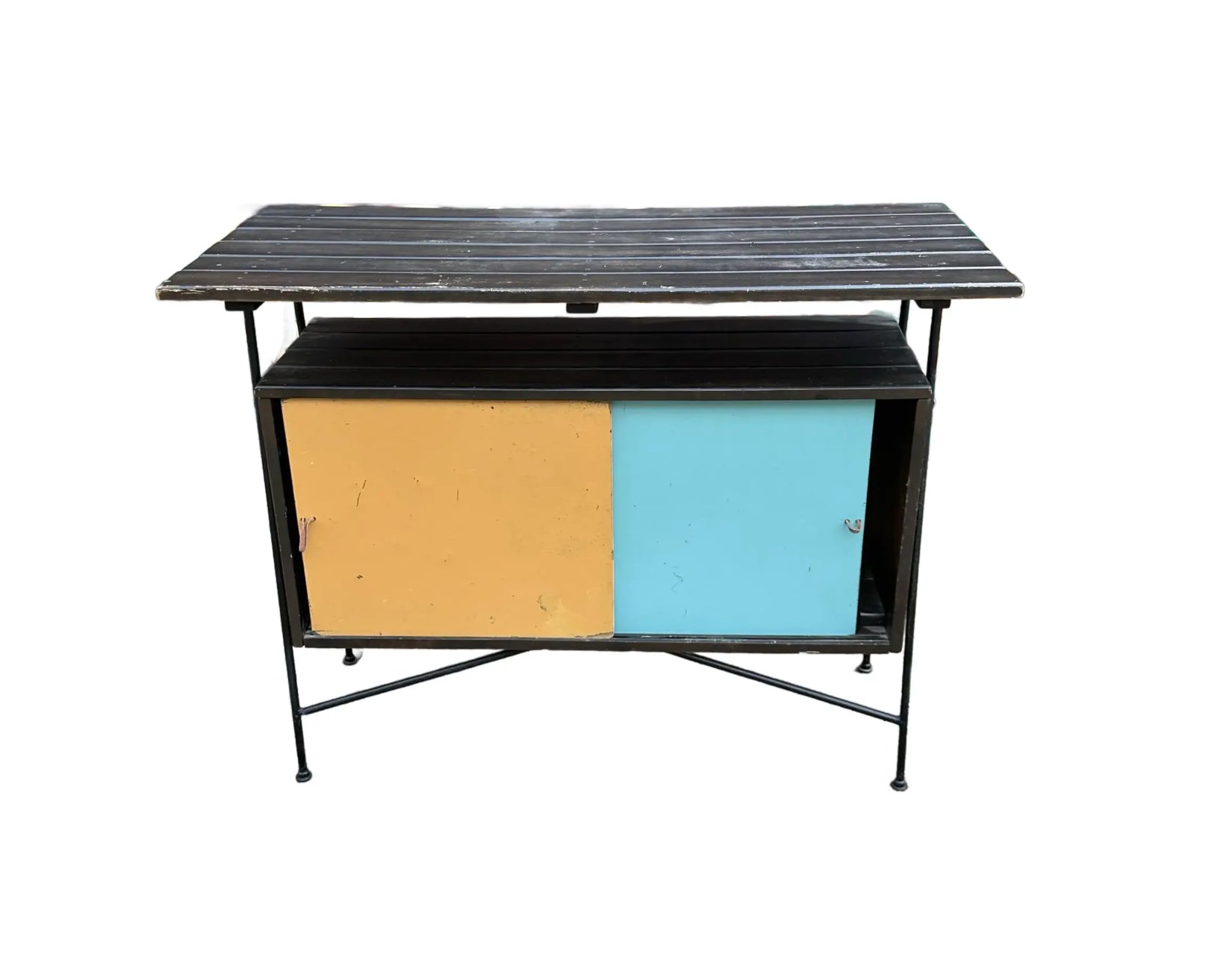 1950s Mid Century Arthur Umanoff Cocktail Dry Bar or Sideboard for Raymor