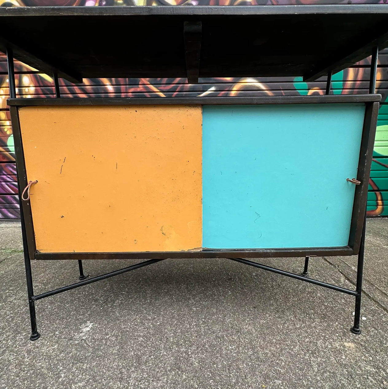 1950s Mid Century Arthur Umanoff Cocktail Dry Bar or Sideboard for Raymor