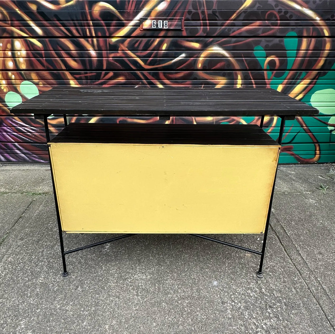 1950s Mid Century Arthur Umanoff Cocktail Dry Bar or Sideboard for Raymor
