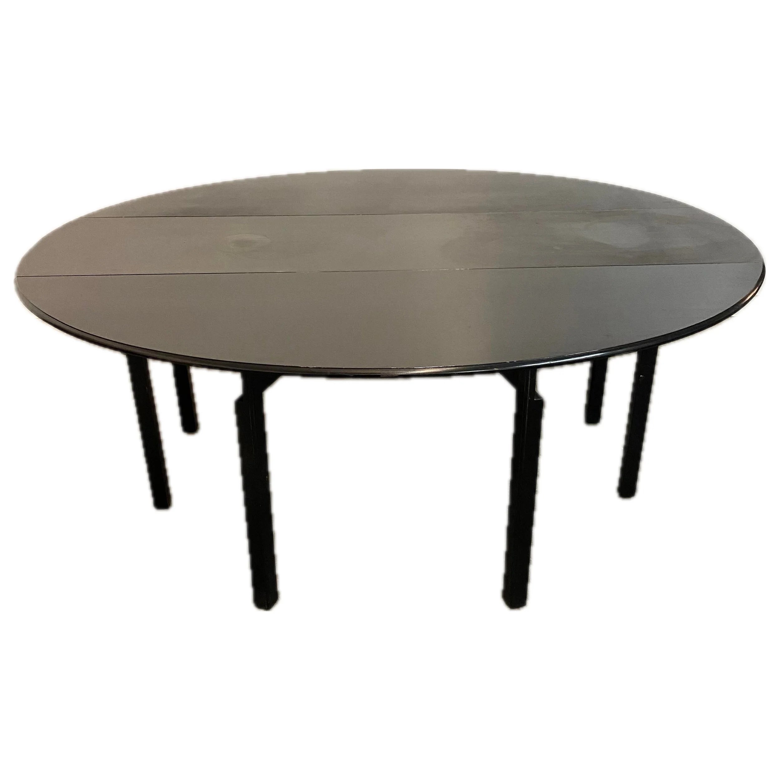 1960s Mid-Century Modern Drop Leaf Dining Table