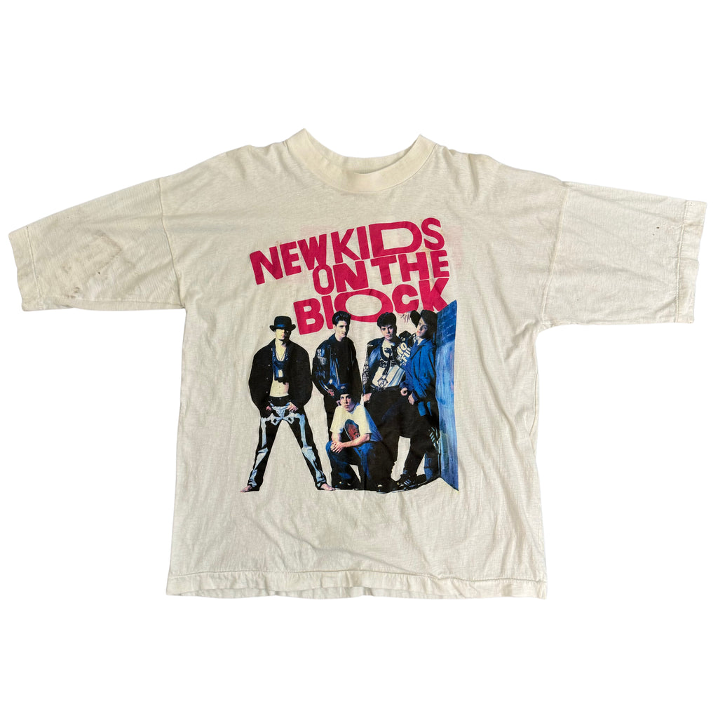 New Kids on the Block White Tour Tee Size XL