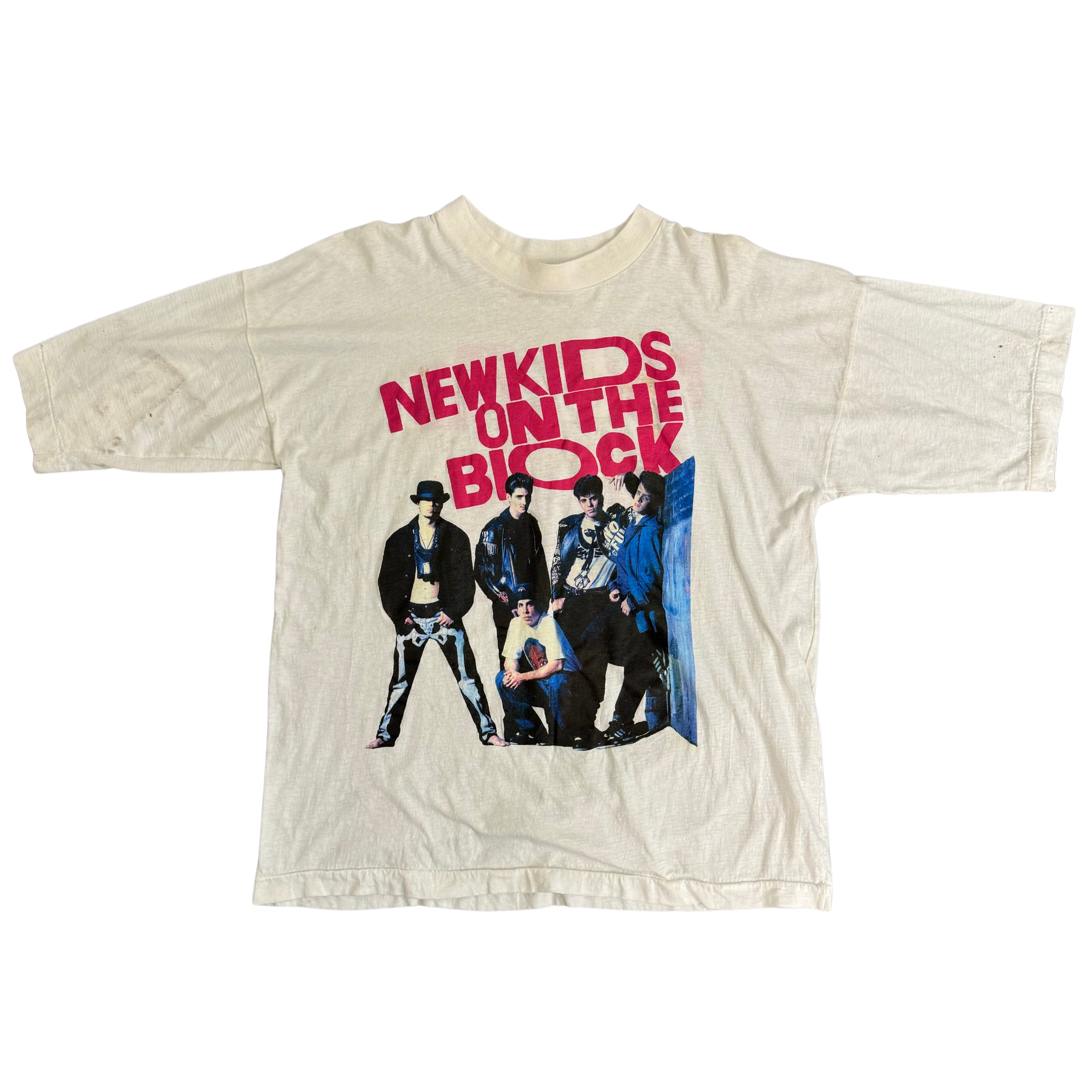 New Kids on the Block White Tour Tee Size XL