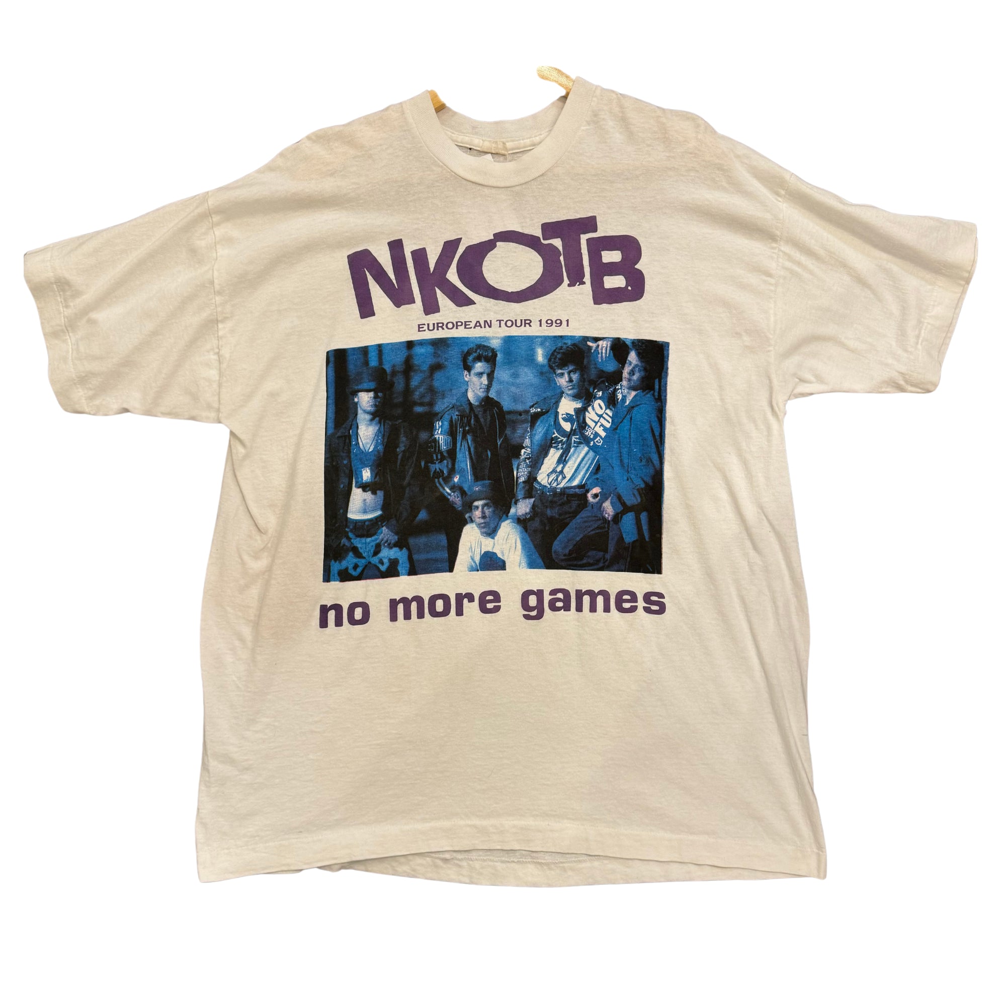 New Kids on the Block 1991 No More Games European Tour Size XXL