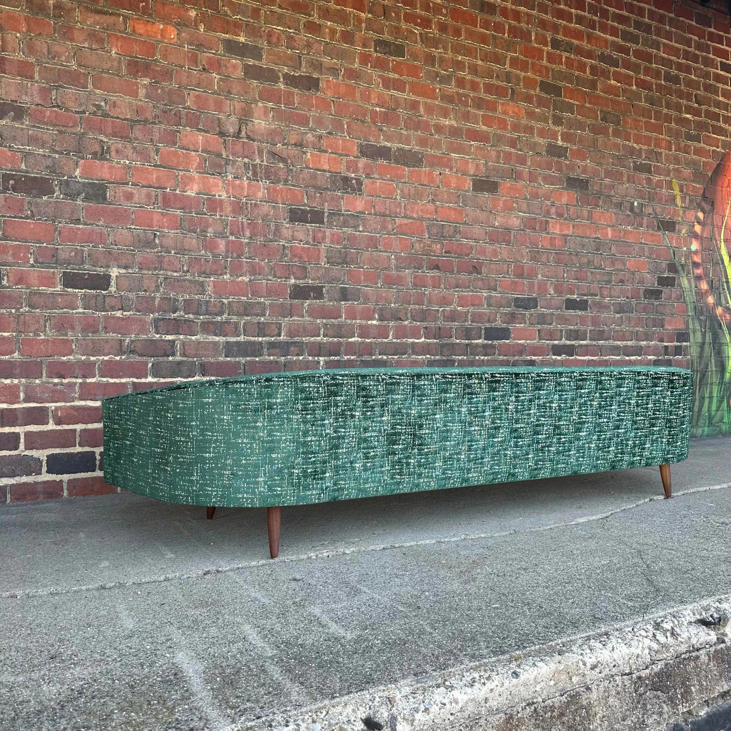 Reupholstered Adrian Pearsall Cloud Sofa Craft Associates