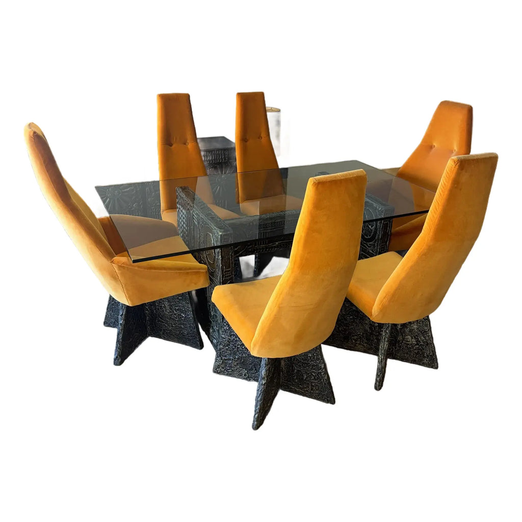Adrian Pearsall for Craft Associated Brutalist ‘Goop’ Collection Dining Room Set