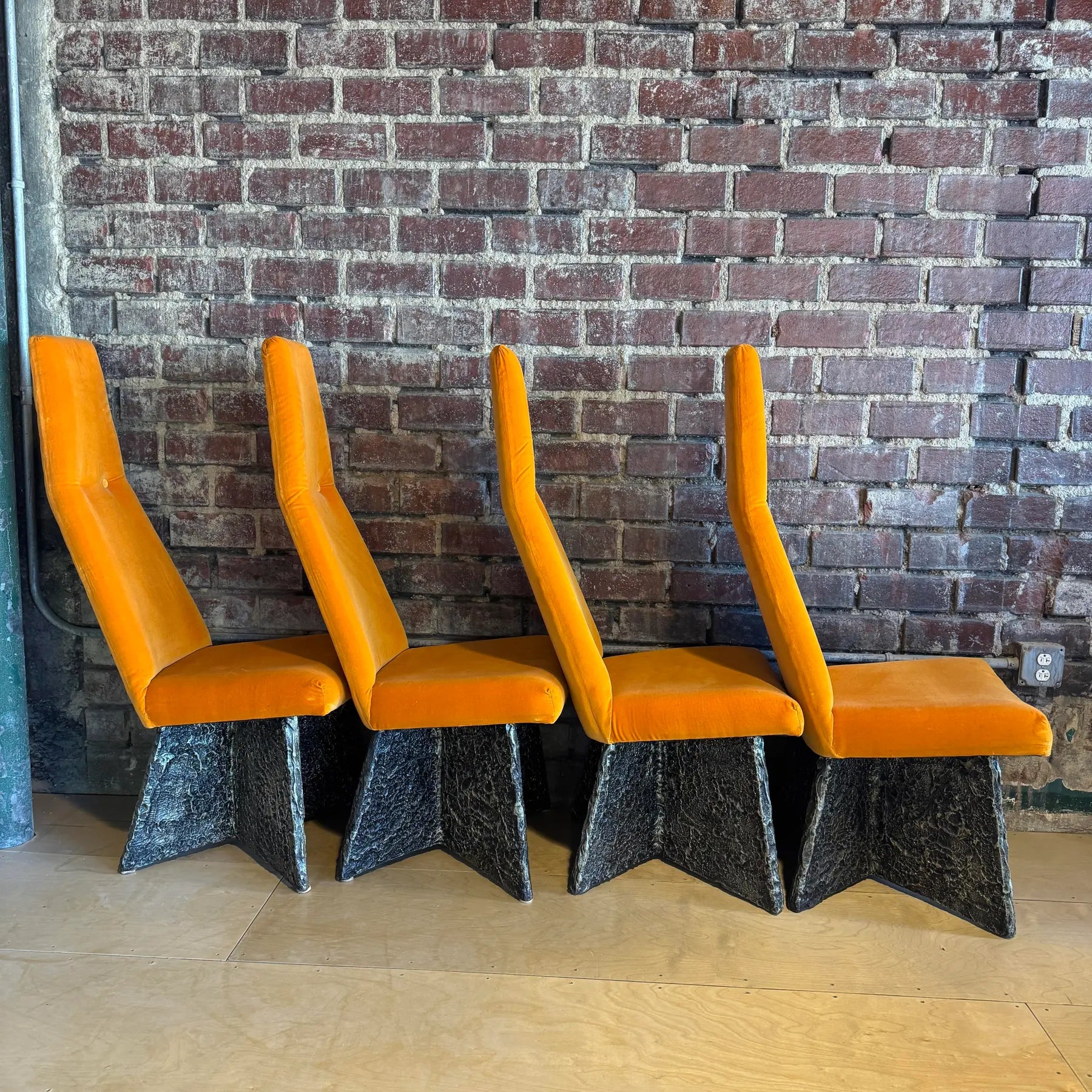 Adrian Pearsall for Craft Associated Brutalist ‘Goop’ Collection Dining Room Set