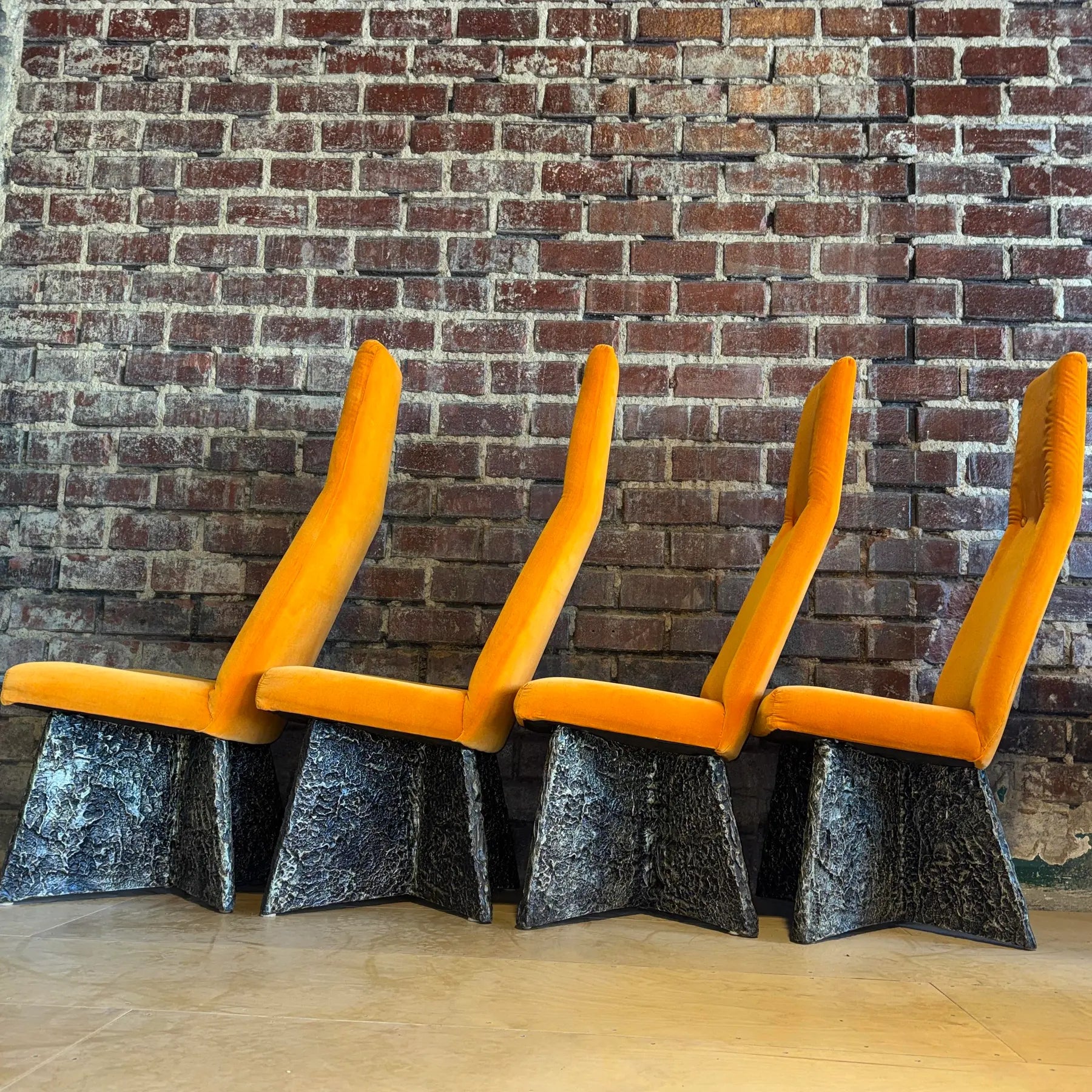 Adrian Pearsall for Craft Associated Brutalist ‘Goop’ Collection Dining Room Set
