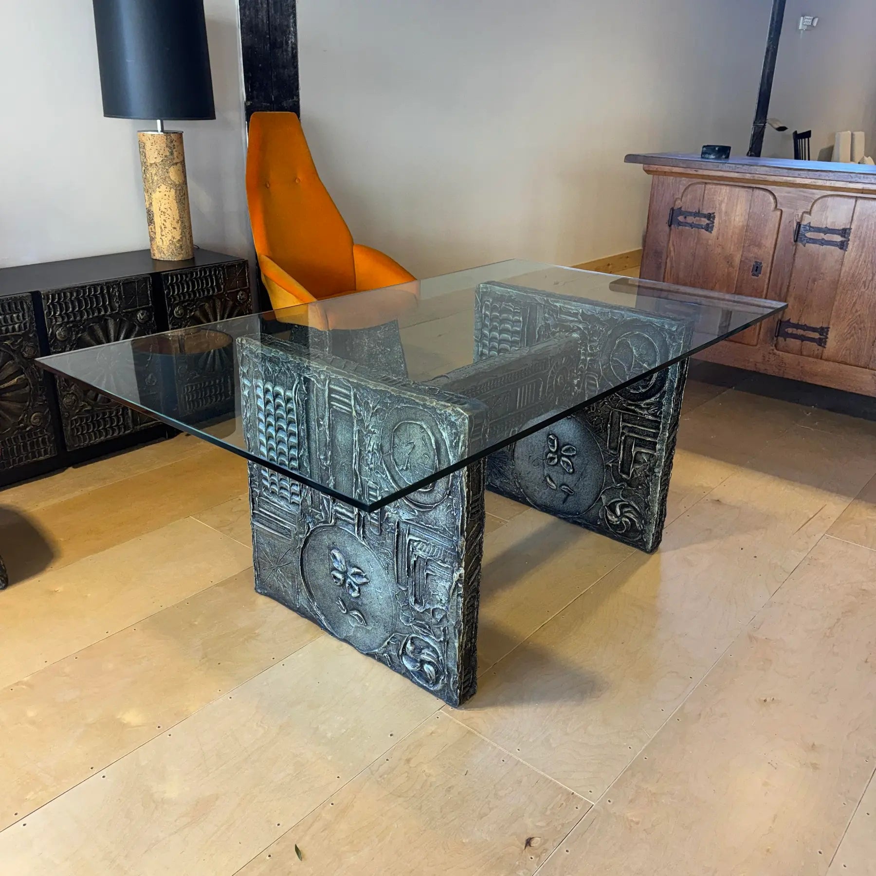 Adrian Pearsall for Craft Associated Brutalist ‘Goop’ Collection Dining Room Set