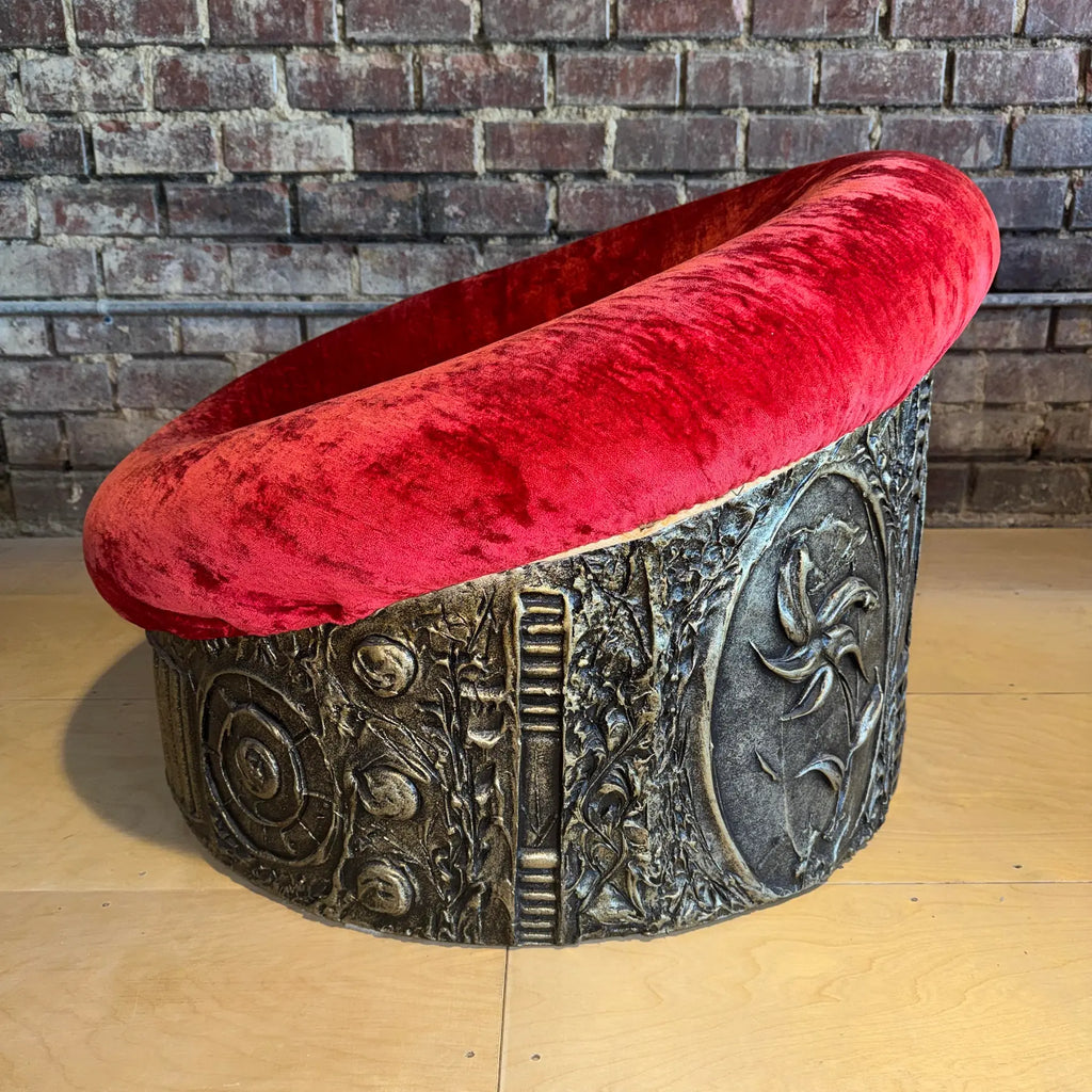 Adrian Pearsall “Goop” Brutalist Drum Chair