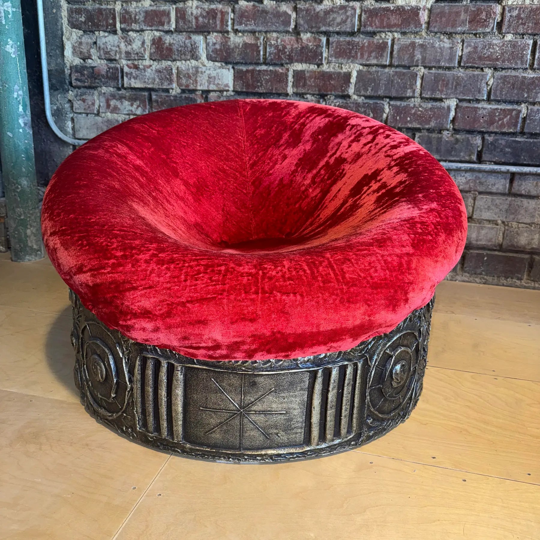 Adrian Pearsall “Goop” Brutalist Drum Chair