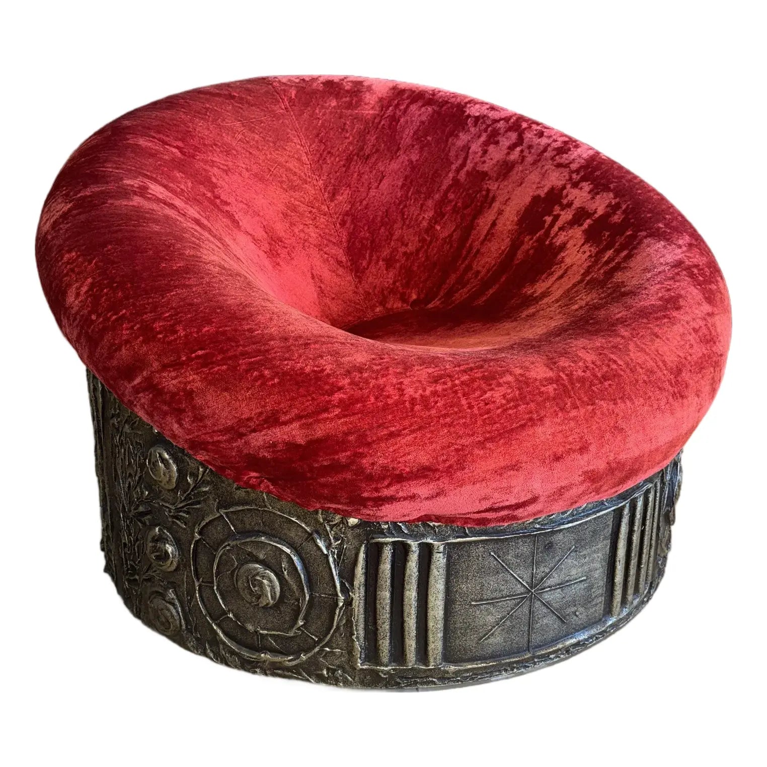 Adrian Pearsall “Goop” Brutalist Drum Chair