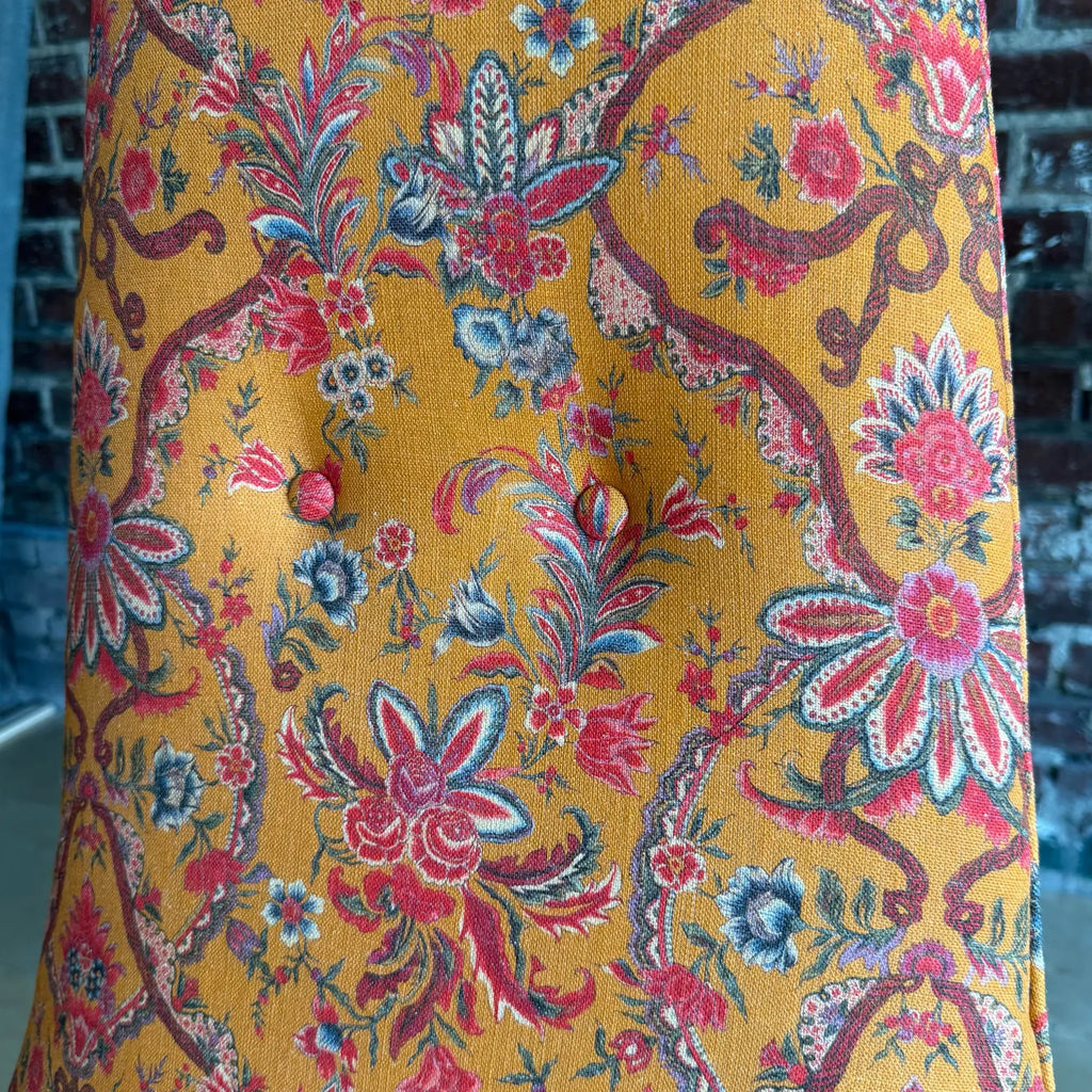 Adrian Pearsall High Back Chair Reupholstered With Mind the Gap Fabric