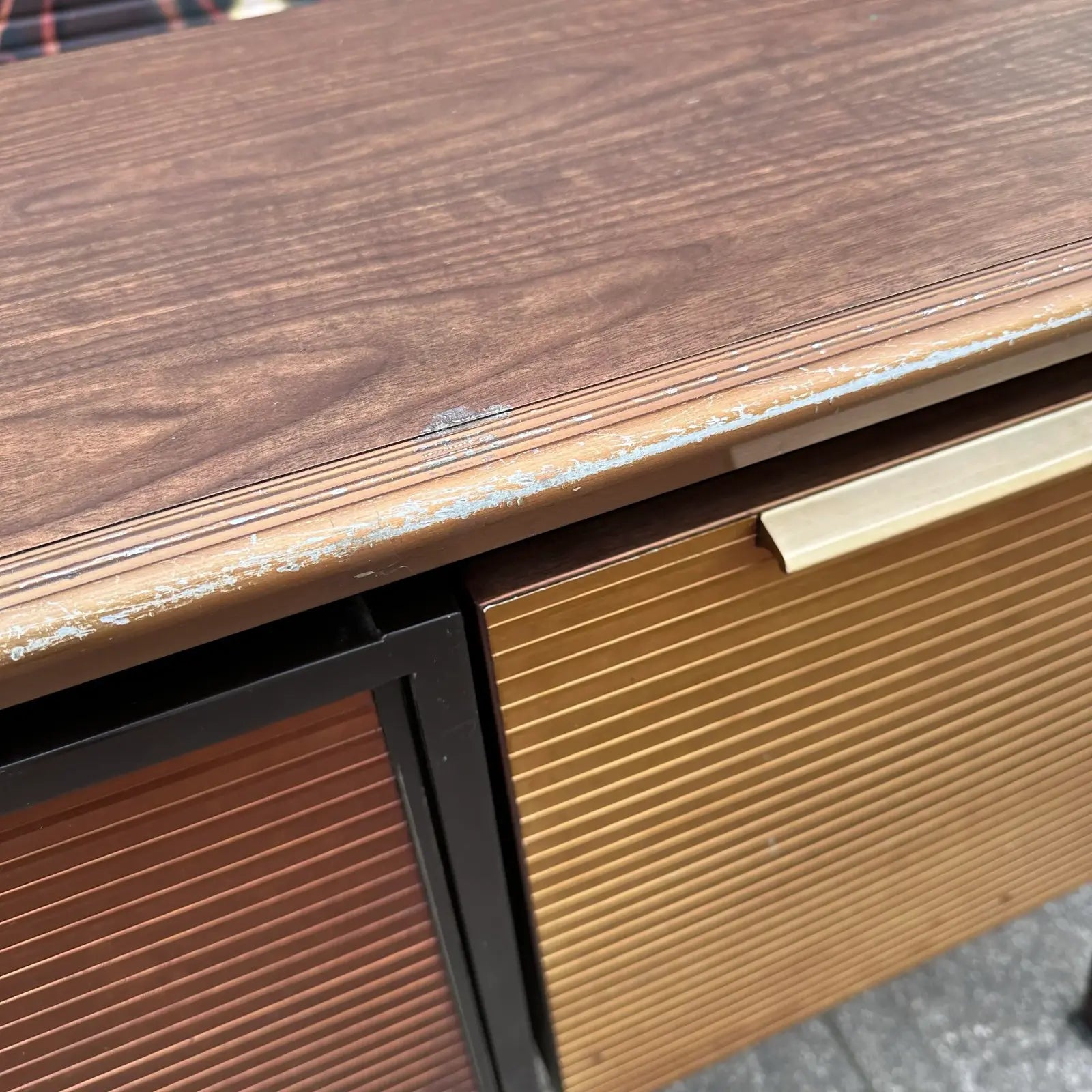 Alcoa/Reynolds/Gf Studios for Gordon Bumshaft Italic Credenza Mid-Century Modern Desk