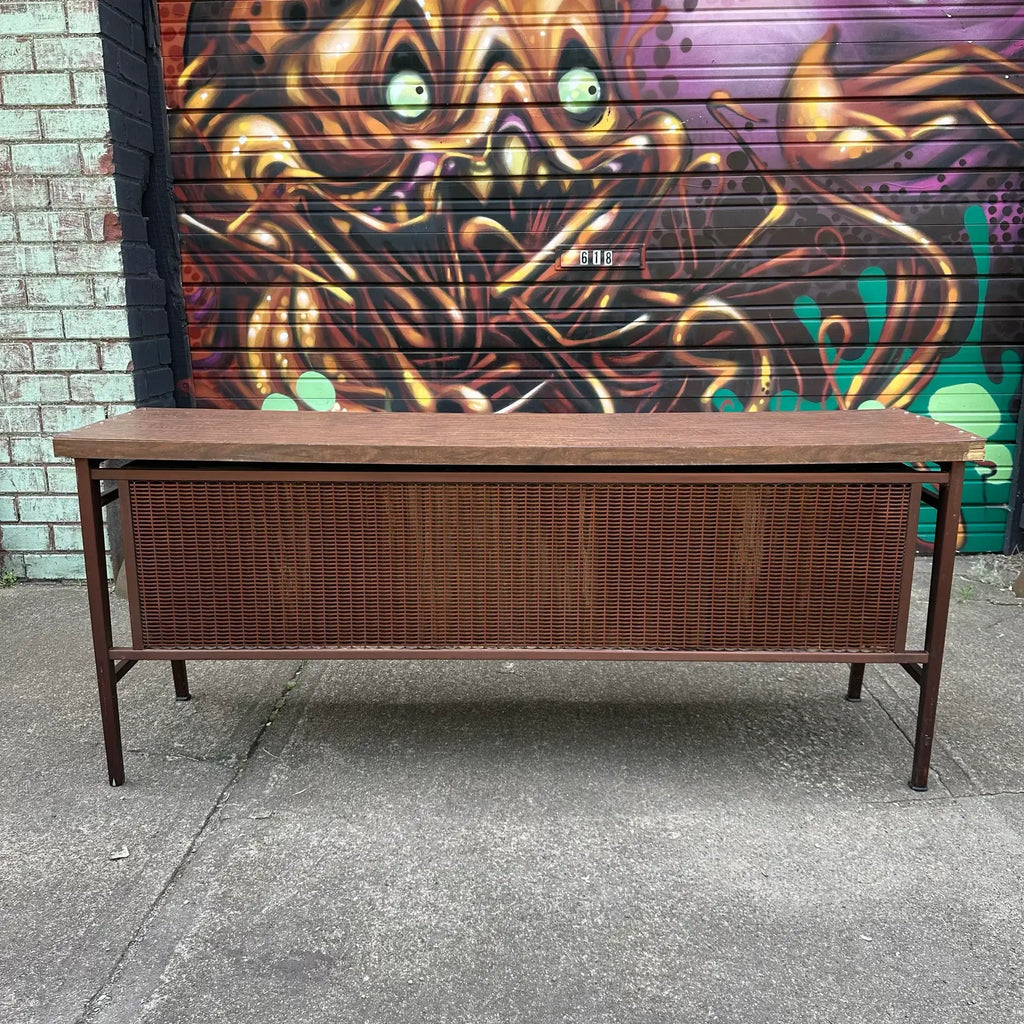 Alcoa/Reynolds/Gf Studios for Gordon Bumshaft Italic Credenza Mid-Century Modern Desk