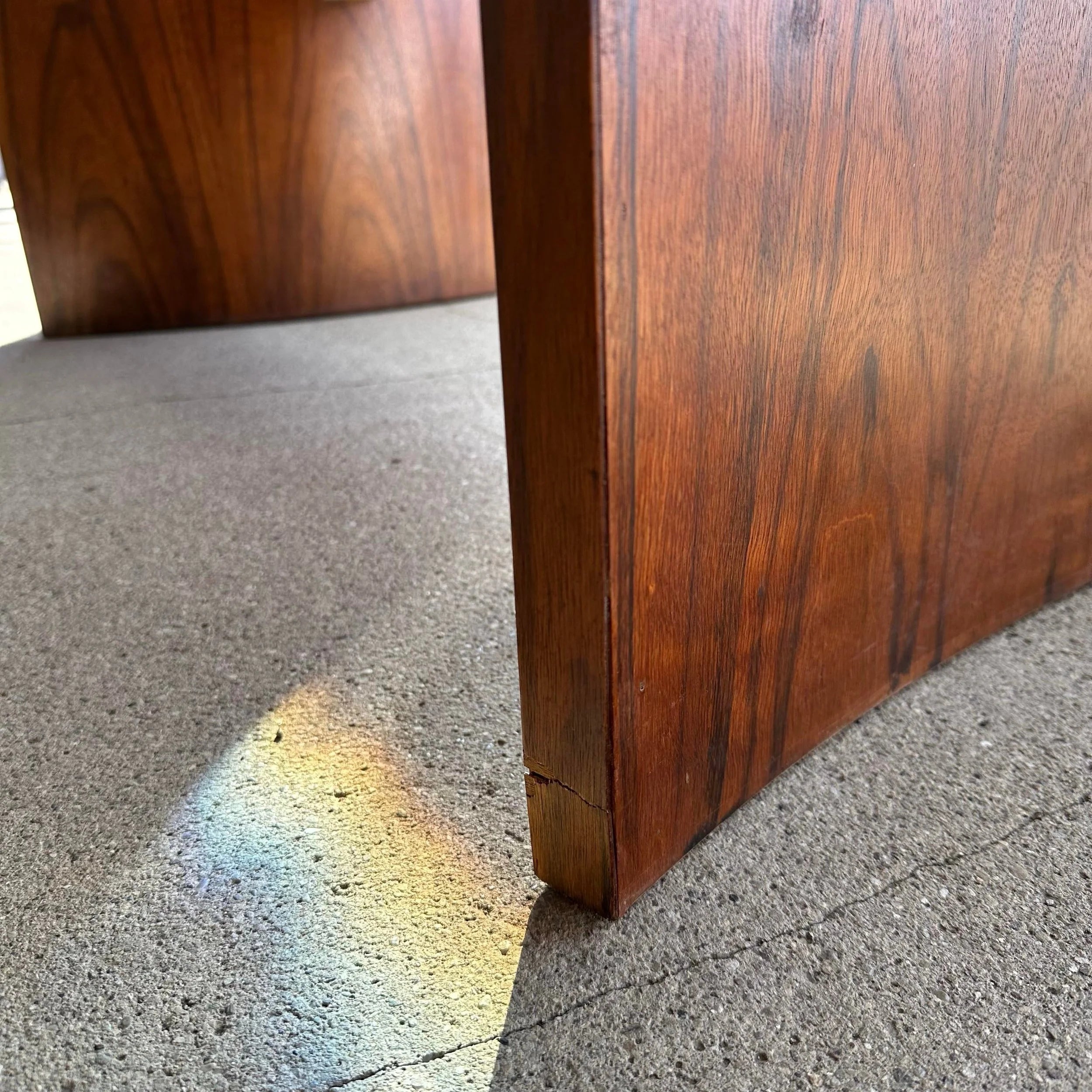 Kagan Style Glass Top Dining Table