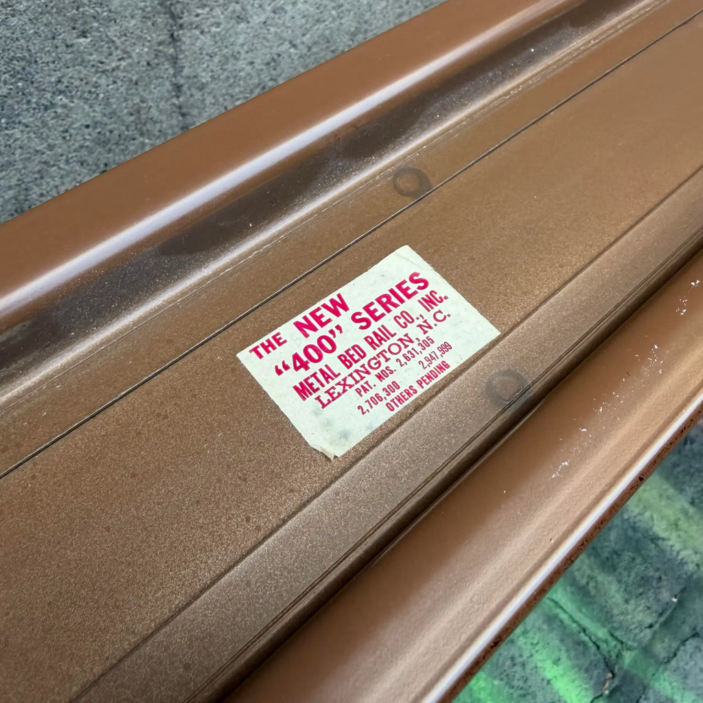 American of Martinsville Full Size Bed Frame Mid Century Modern