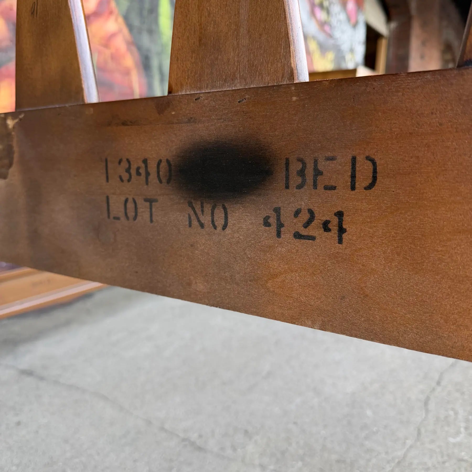 American of Martinsville Full Size Bed Frame Mid Century Modern
