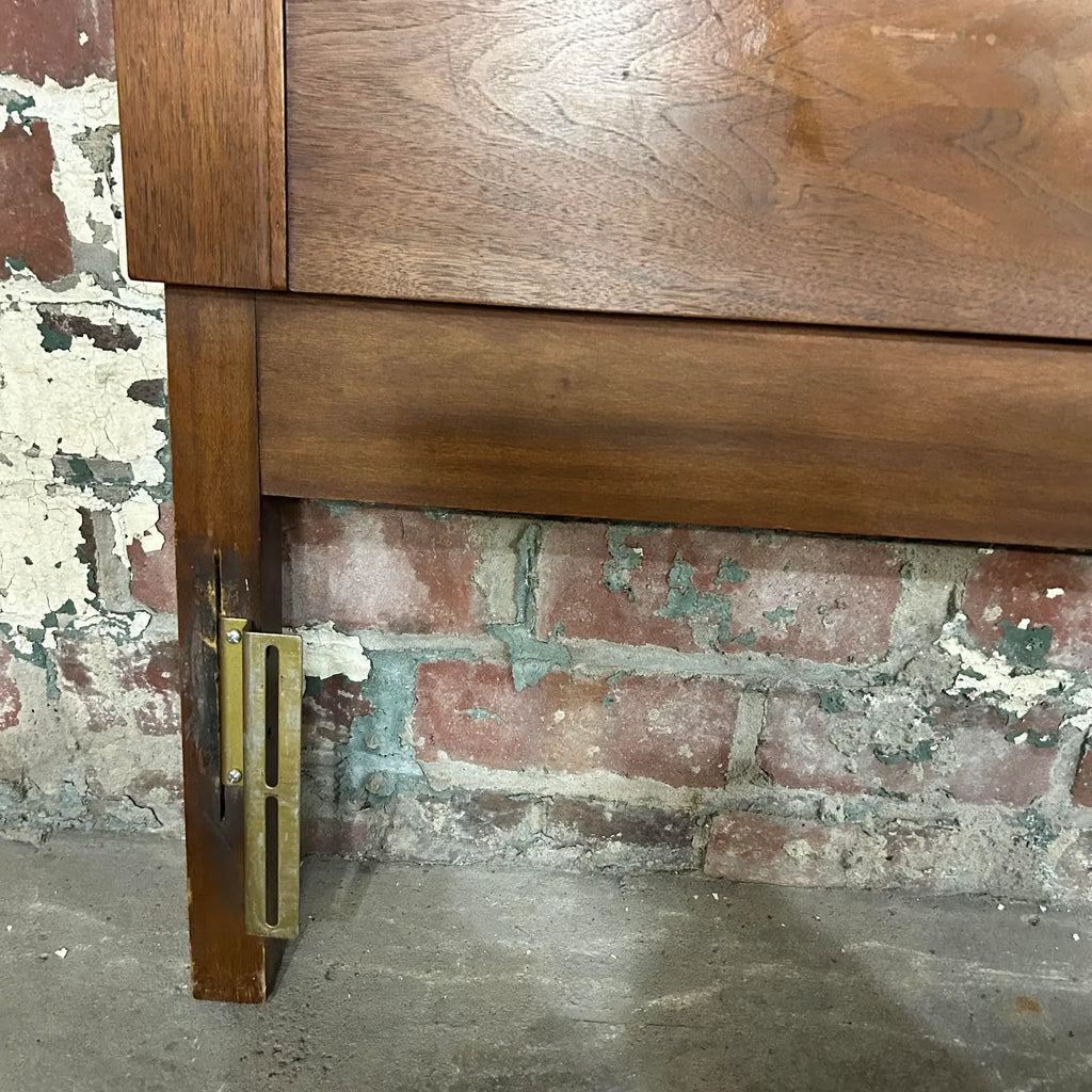 American of Martinsville Walnut Full Size Headboard