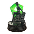 Art Deco Nude Figure Stained Glass Table Lamp