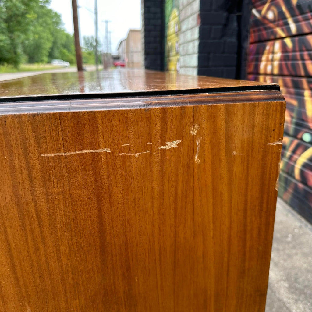 Art Deco Rosewood Waterfall Edge Chest of Drawers