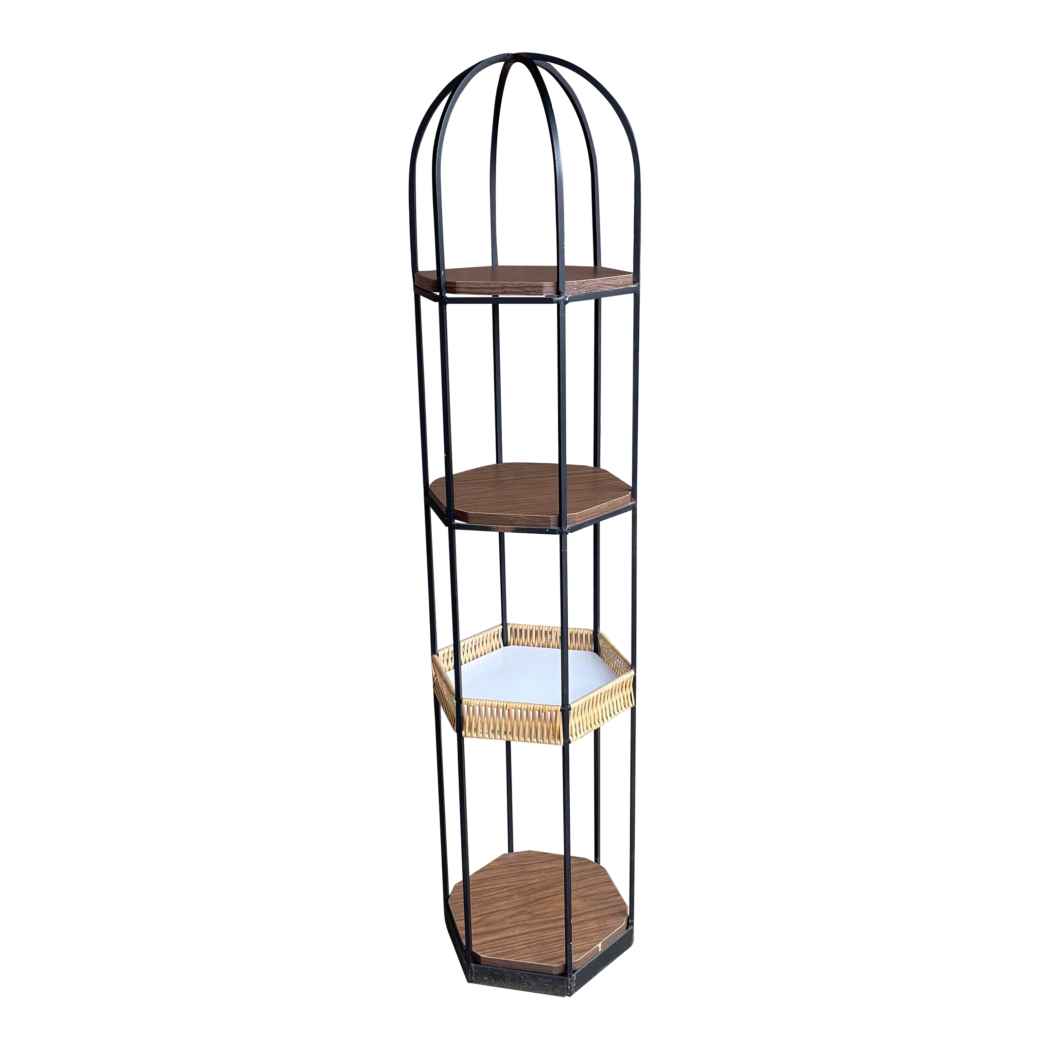 Arthur Umanoff Curio Stand Etagere Display Shelf Mid Century Modern
