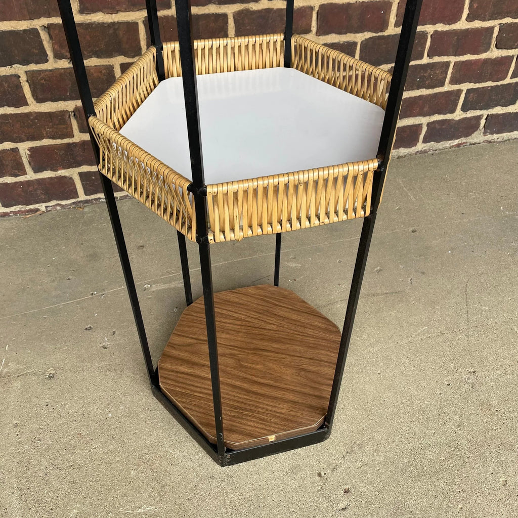 Arthur Umanoff Curio Stand Etagere Display Shelf Mid Century Modern