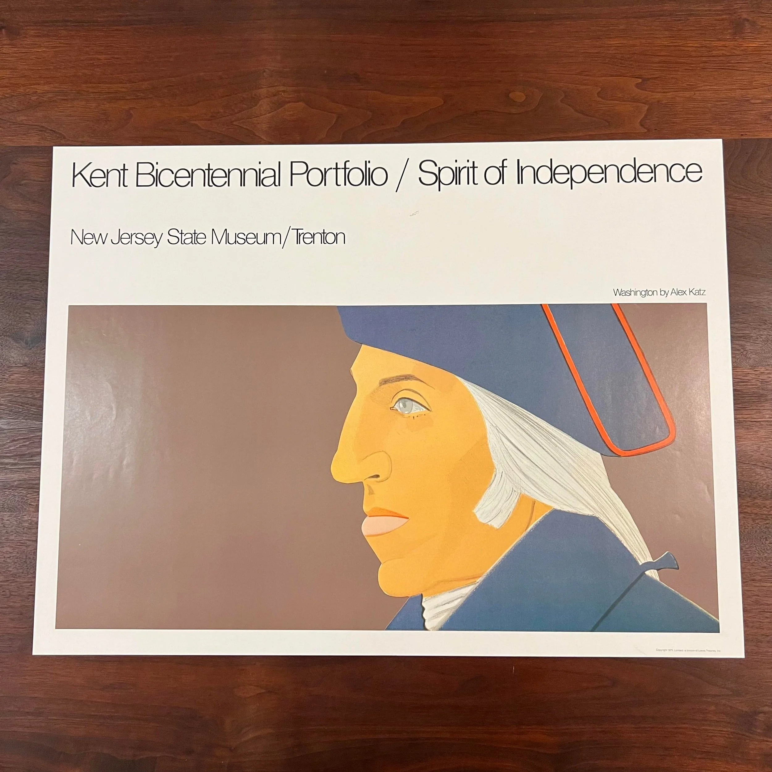 Ashley Katz, George Washington From Kent Bicentennial Portfolio: Spirit of Independence 1975 Poster