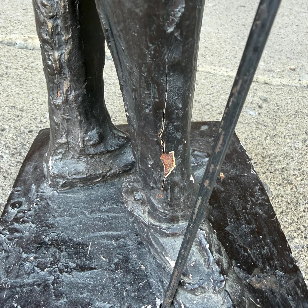 Austin Productions Mid Century Don Quixote Statue 1967