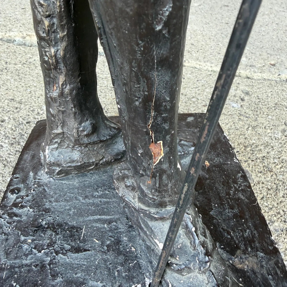 Austin Productions Mid Century Don Quixote Statue 1967