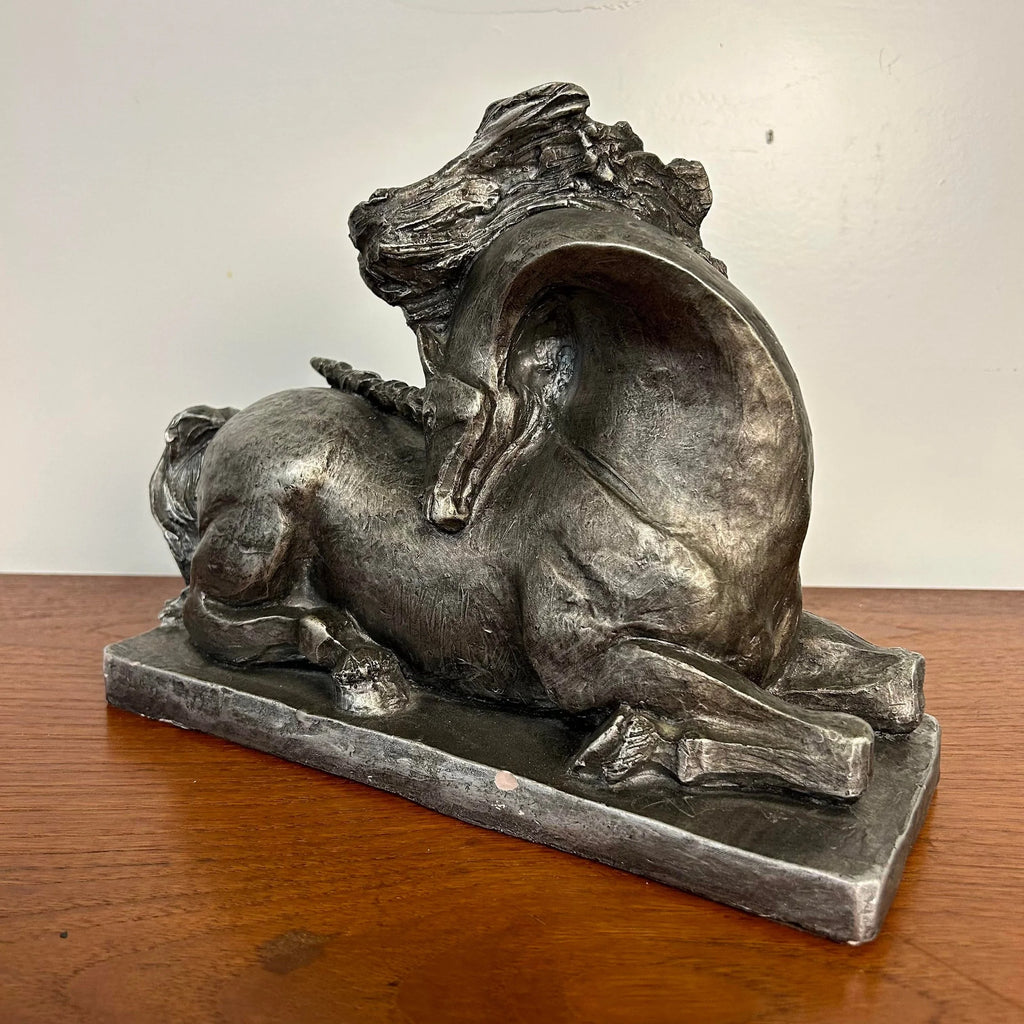 Austin Productions Unicorn Horse Sculpture 1980