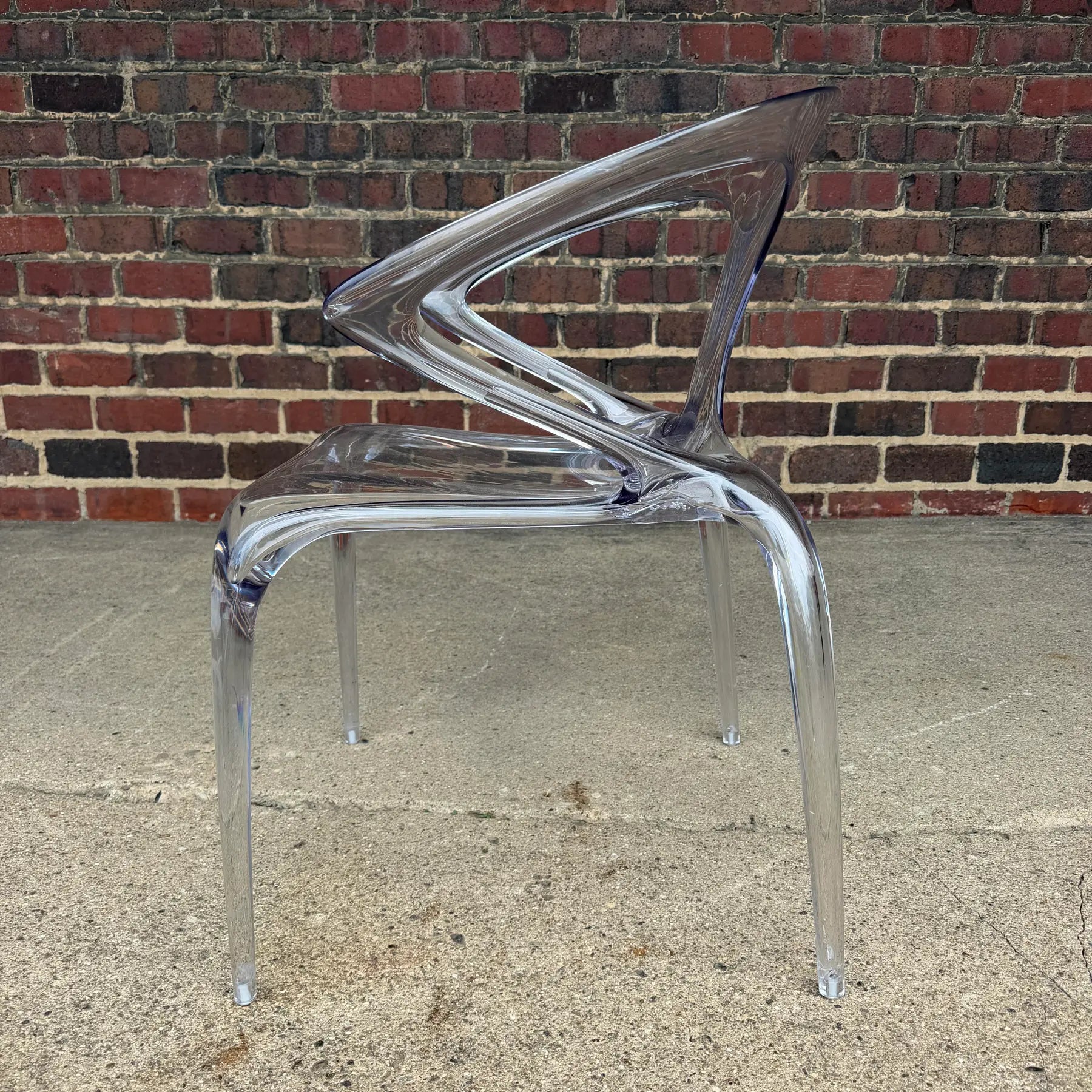 Ava Lucite Modern Armchair by Song Wen Zhong for Roche Bobois