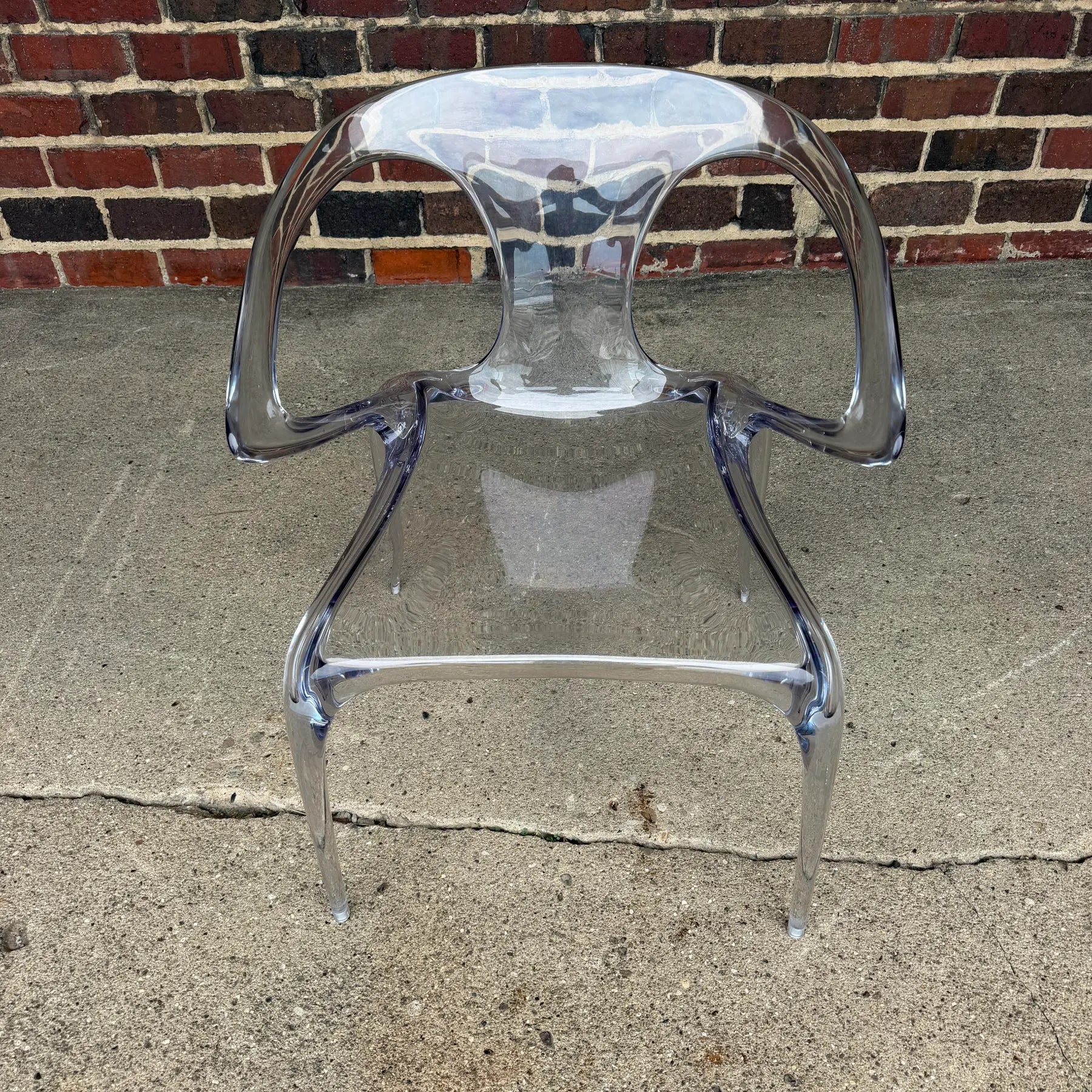 Ava Lucite Modern Armchair by Song Wen Zhong for Roche Bobois