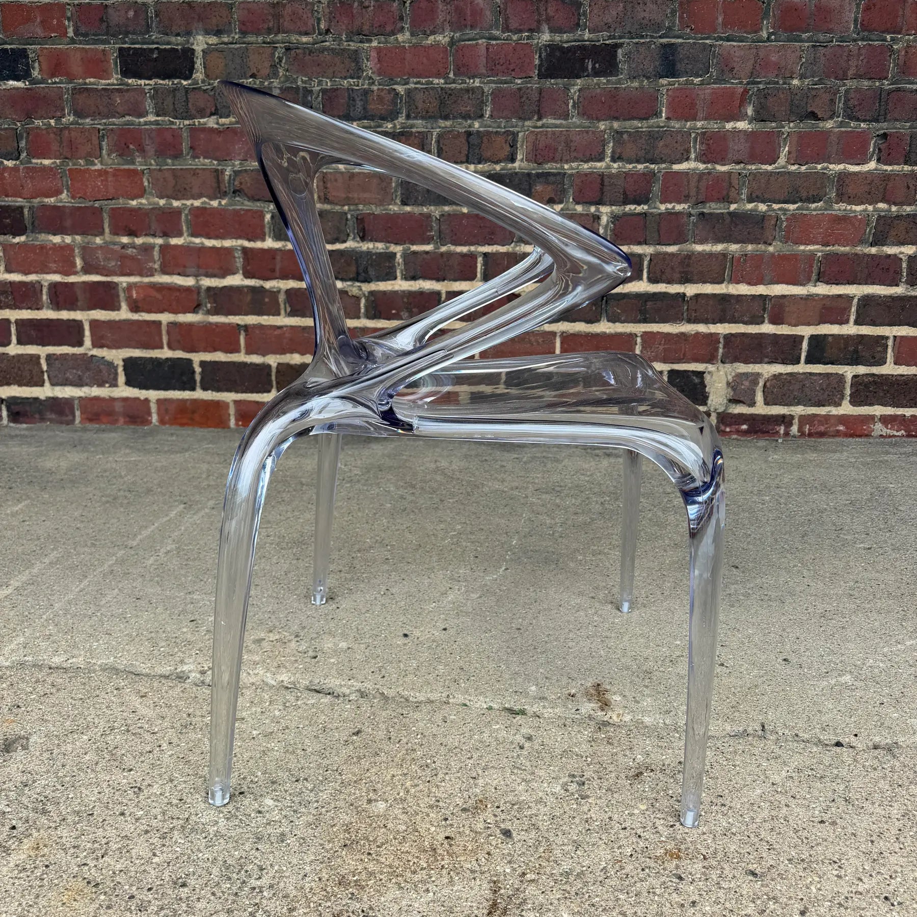 Ava Lucite Modern Armchair by Song Wen Zhong for Roche Bobois