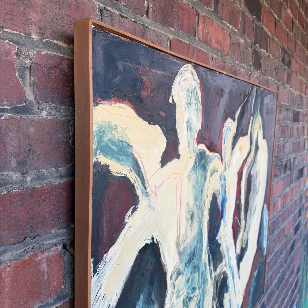 Barbra White Abstract Figural Painting Painting