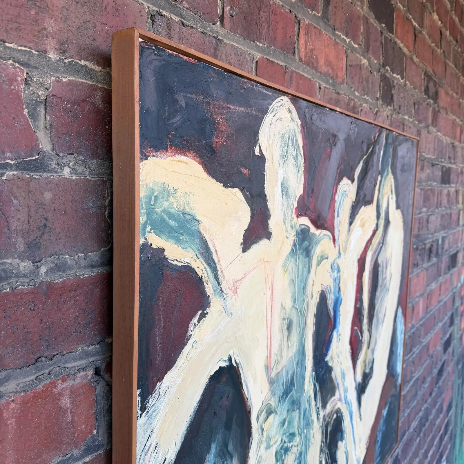 Barbra White Abstract Figural Painting Painting