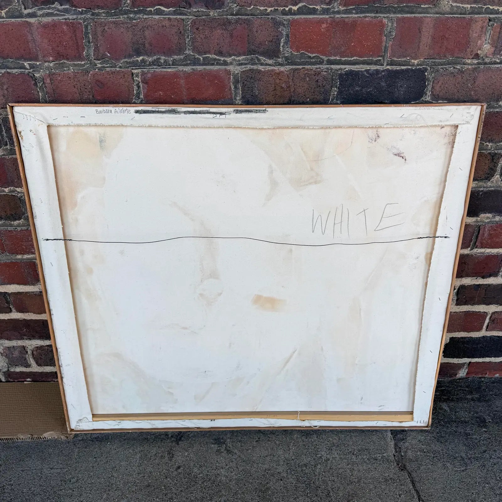 Barbra White Abstract Figural Painting Painting
