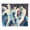 Barbra White Abstract Figural Painting Painting