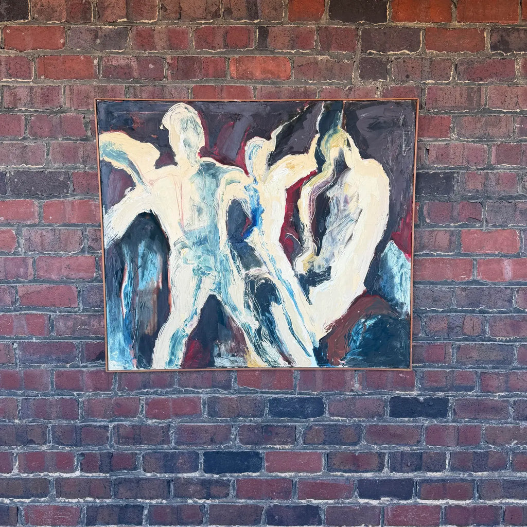 Barbra White Abstract Figural Painting Painting