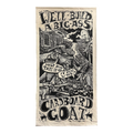 Barn Stormers David Ellis “We Built a Big-Ass Cardboard Goat” Giant Block Print