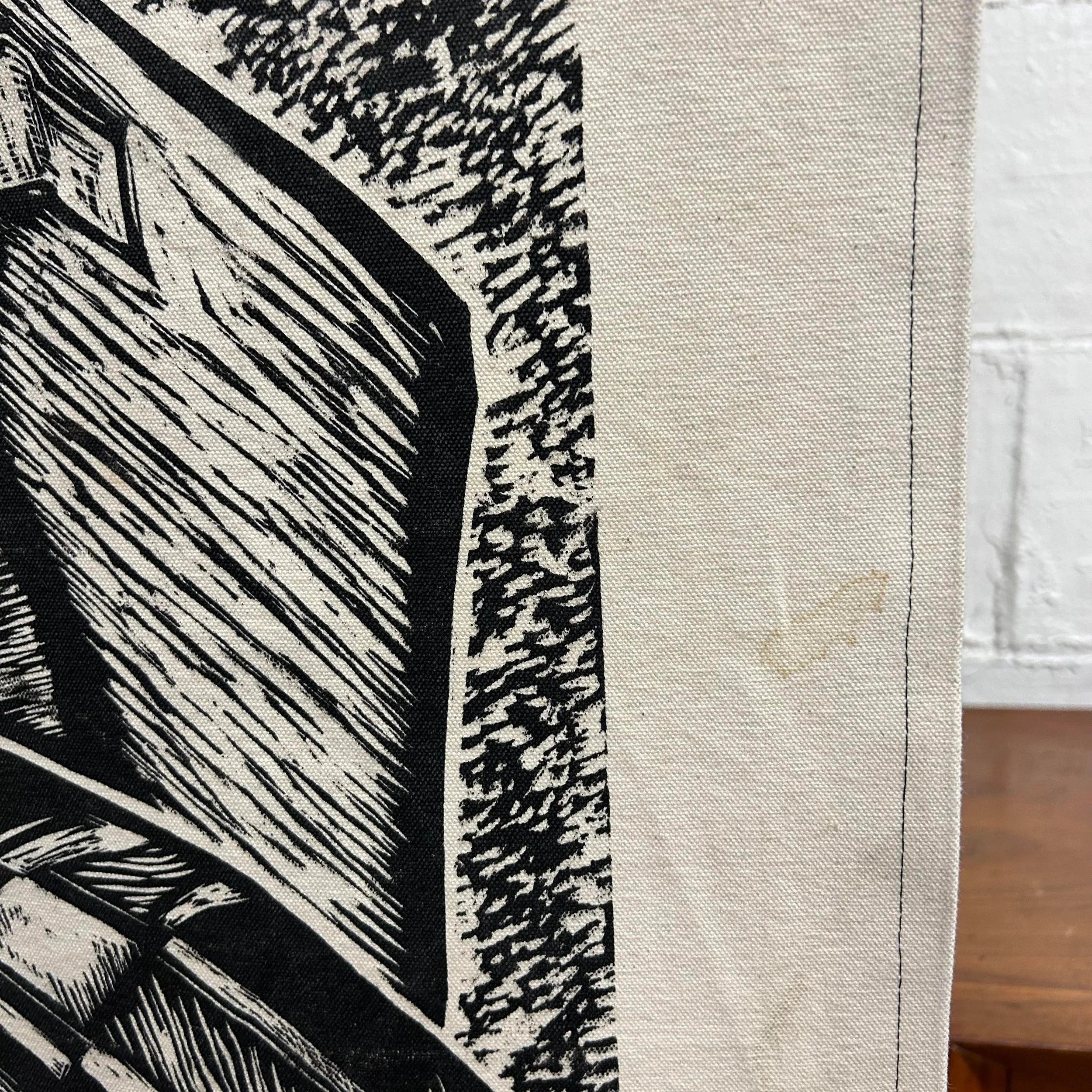 Barn Stormers David Ellis “We Built a Big-Ass Cardboard Goat” Giant Block Print